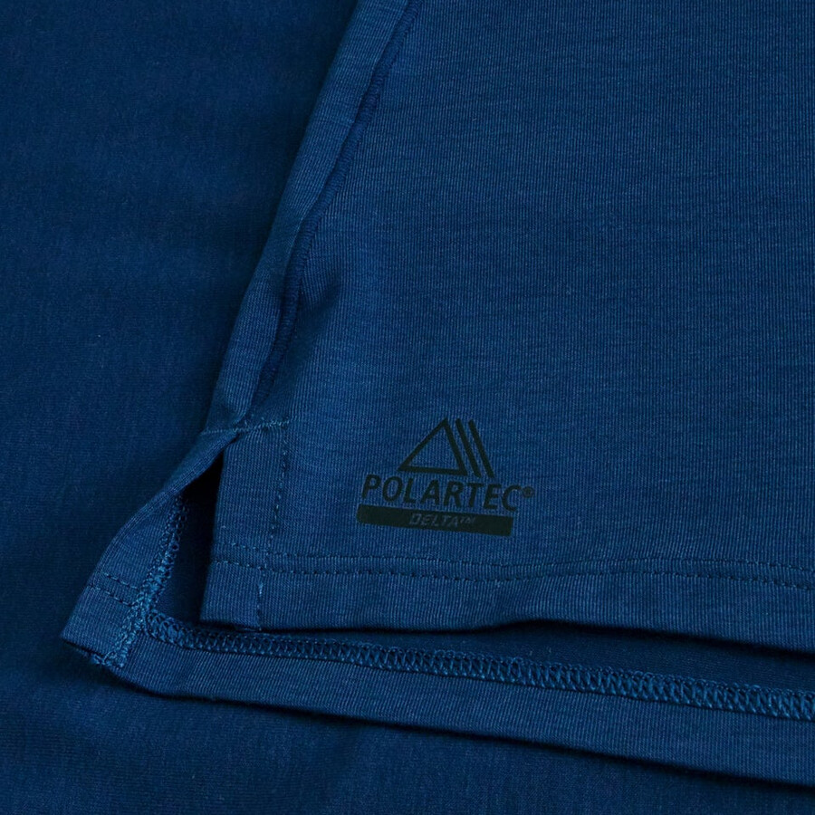 donna delta manica lunga tech tee - blu berghaus