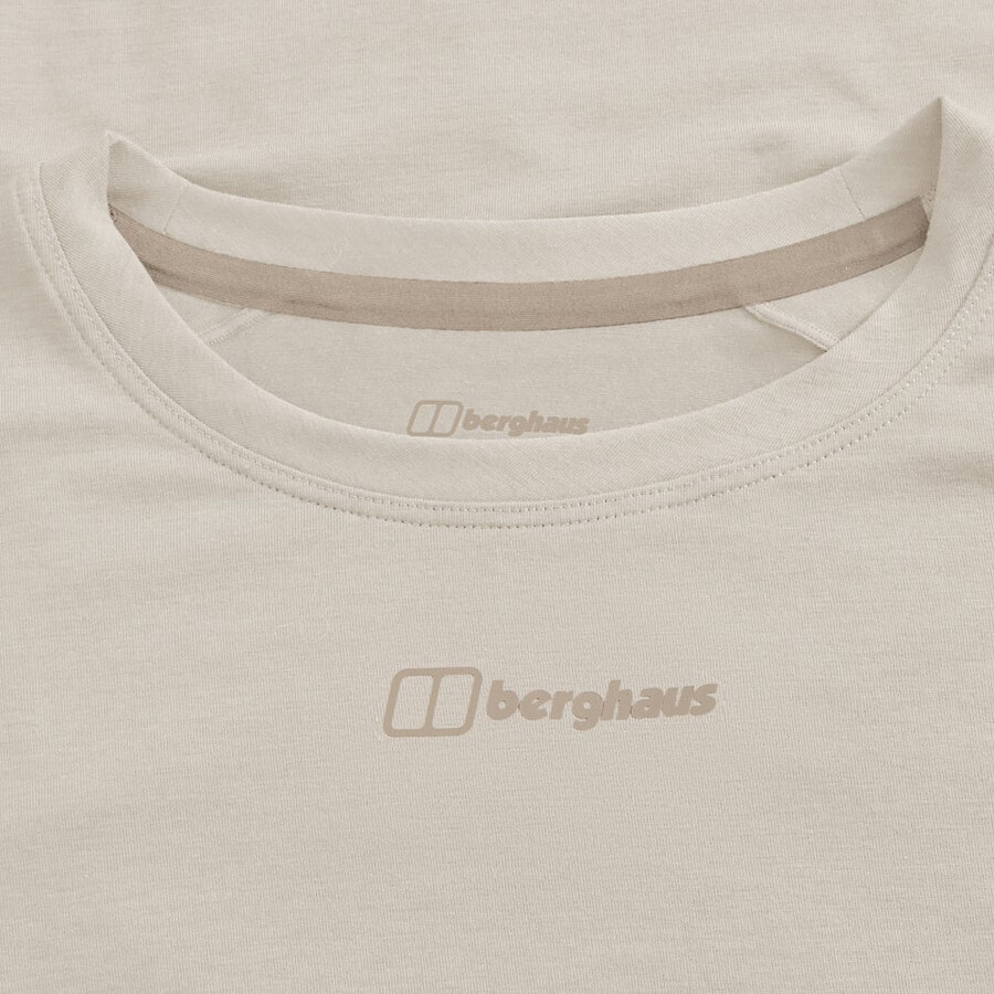 donna delta manica lunga tech tee grigio berghaus