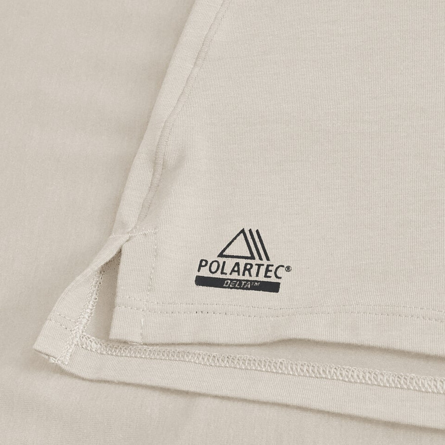 donna delta manica lunga tech tee grigio berghaus