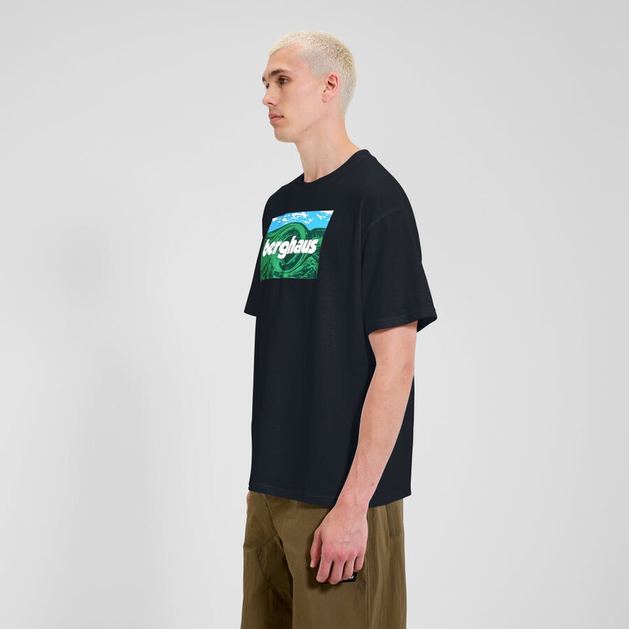 unisex twisted cieli tee - black berghaus