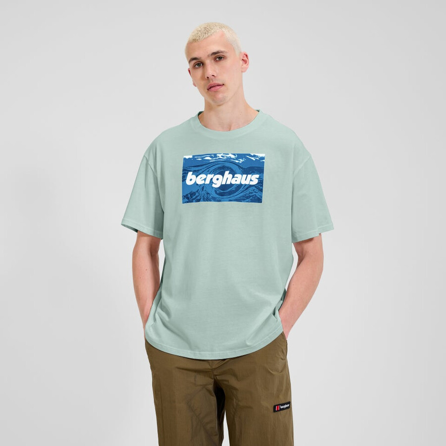 unisex twisted cieli tee - verde berghaus