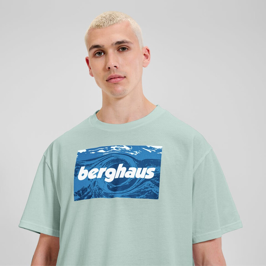 unisex twisted cieli tee - verde berghaus