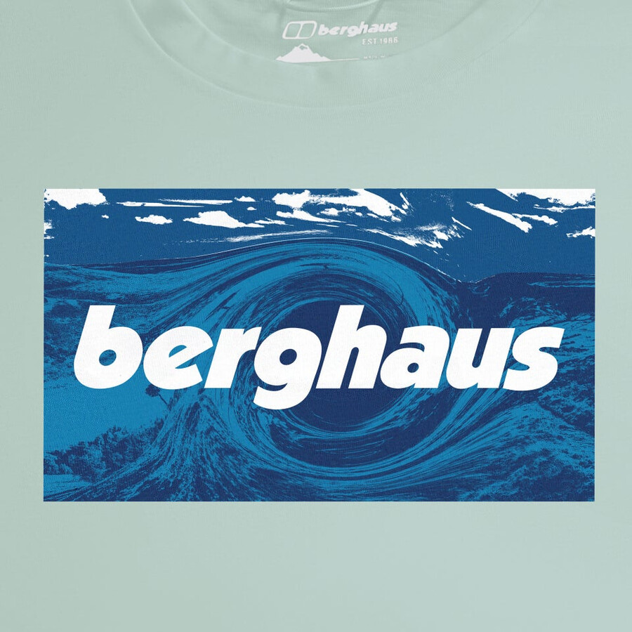 unisex twisted cieli tee - verde berghaus