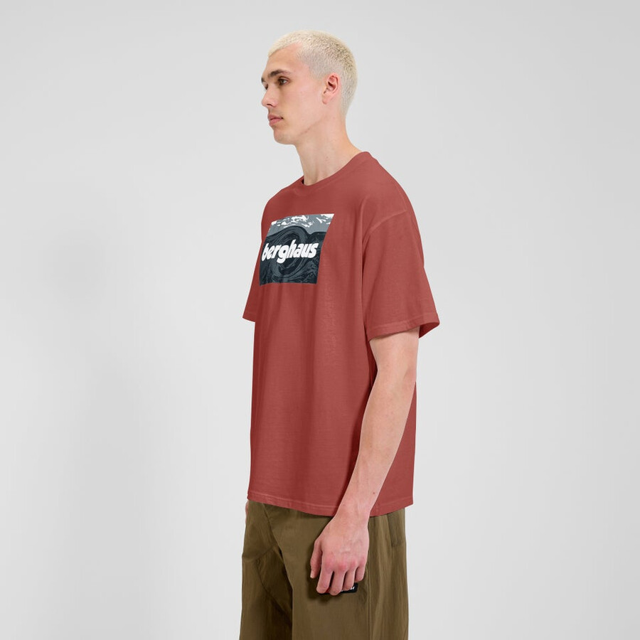 unisex twisted cieli tee - arancio berghaus