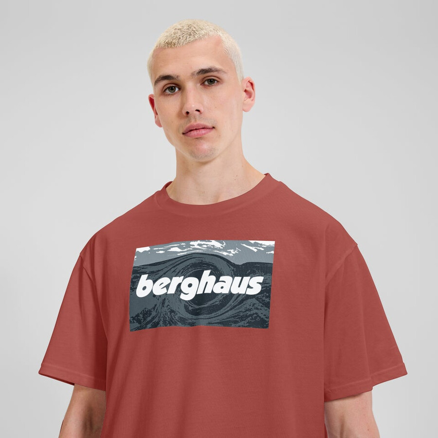 unisex twisted cieli tee - arancio berghaus