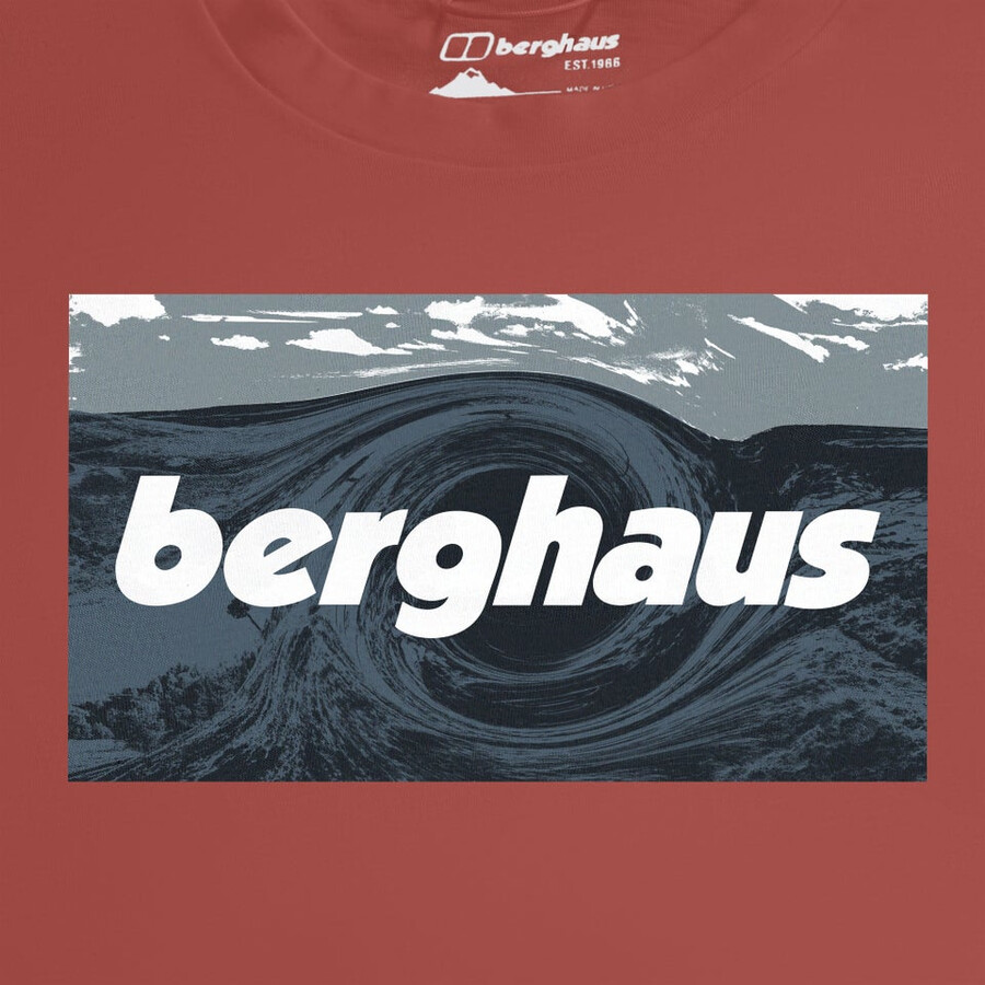 unisex twisted cieli tee - arancio berghaus