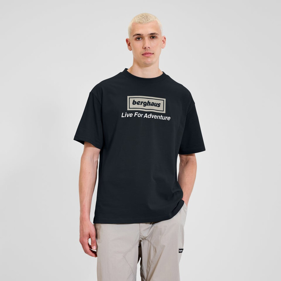 unisex tour di avventura tee - black berghaus