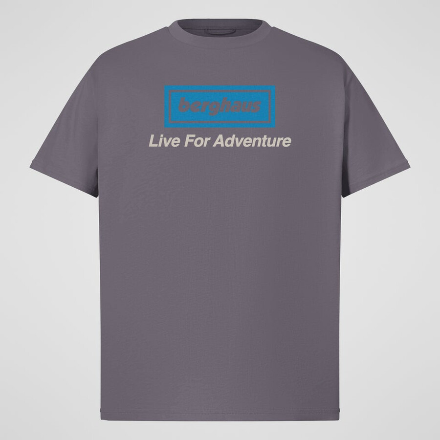 unisex tour di avventura tee - viola berghaus