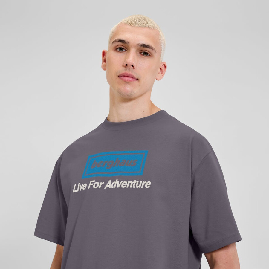 unisex tour di avventura tee - viola berghaus