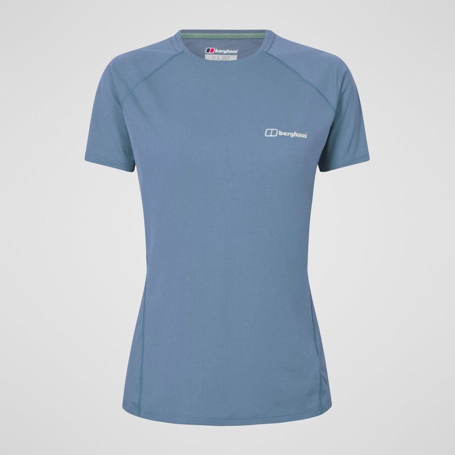 donne demleby tech tee - blu berghaus