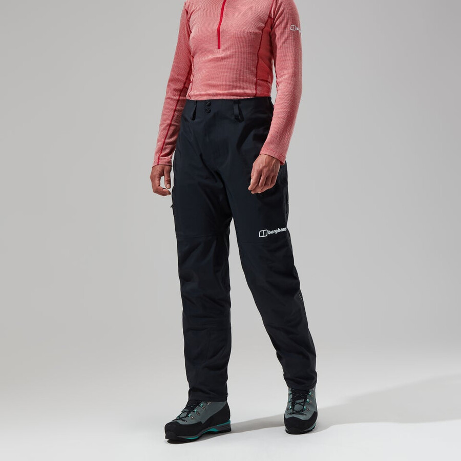 donne mtn cercatore di gore-tex-pant - black berghaus