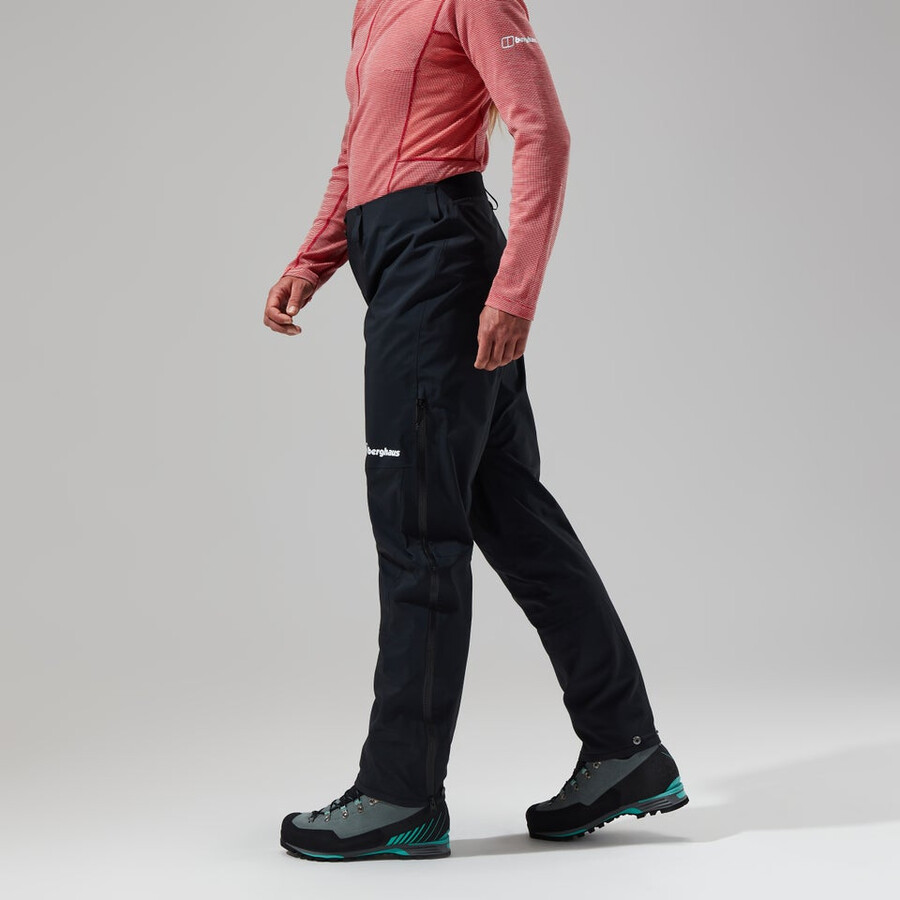 donne mtn cercatore di gore-tex-pant - black berghaus