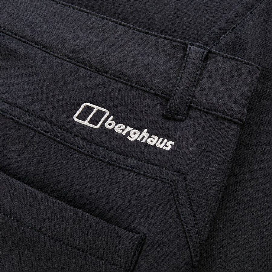 donne di tutti i giorni skinny stretch pant - black berghaus
