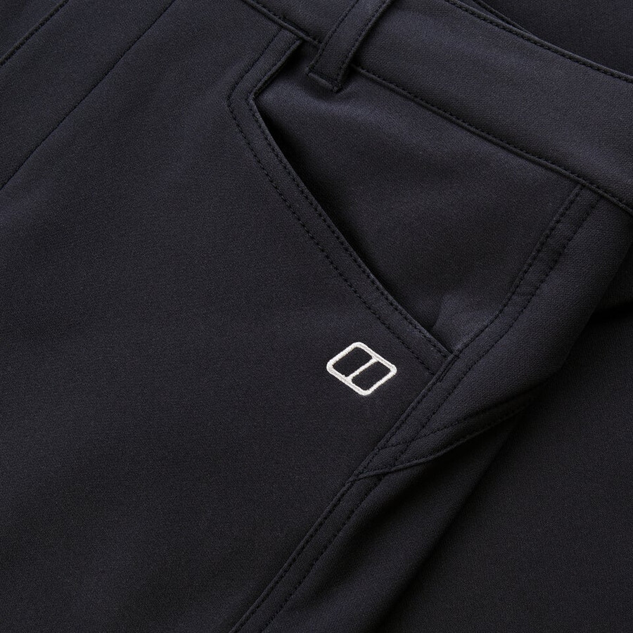 donne di tutti i giorni skinny stretch pant - black berghaus