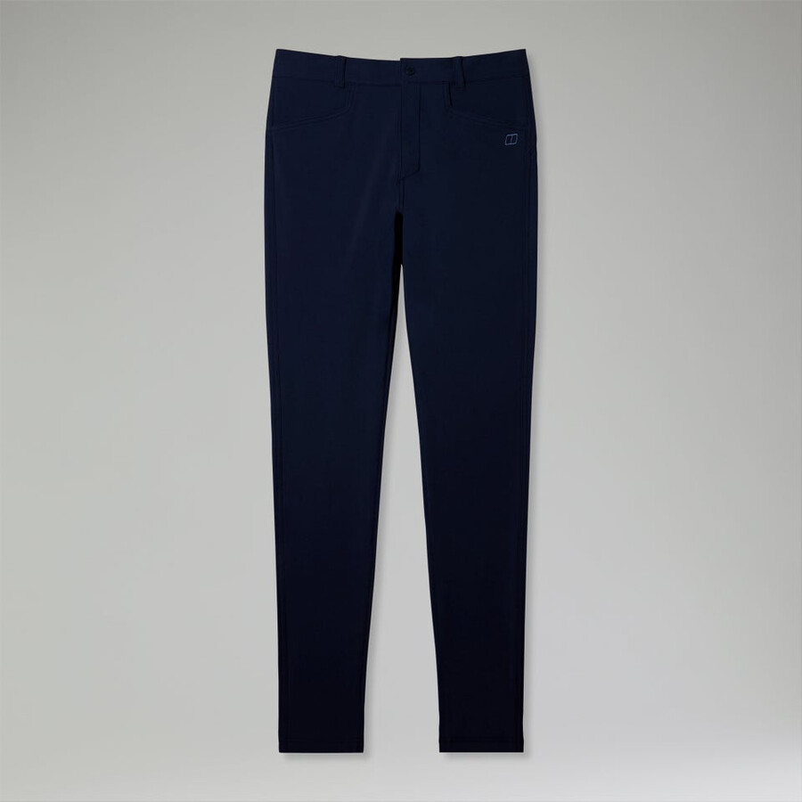donne di tutti i giorni skinny pantalone stretch blu berghaus