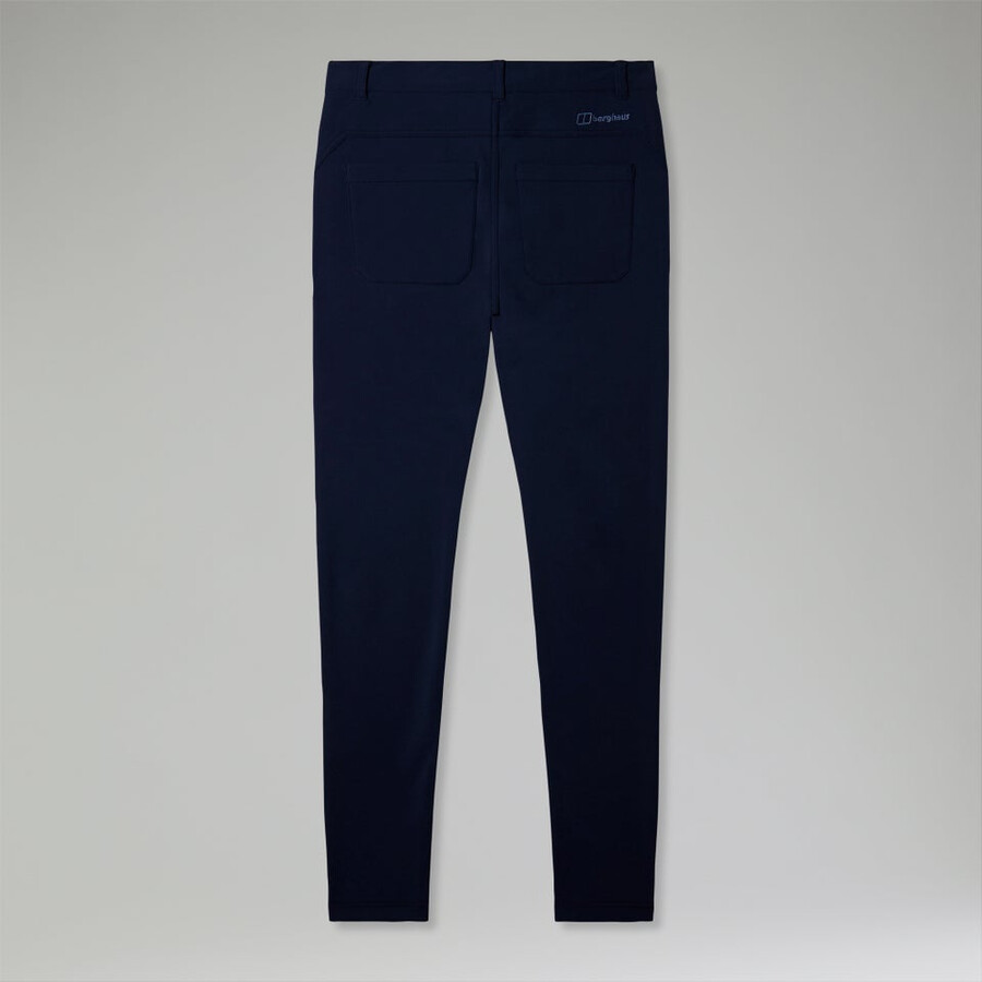 donne di tutti i giorni skinny pantalone stretch blu berghaus