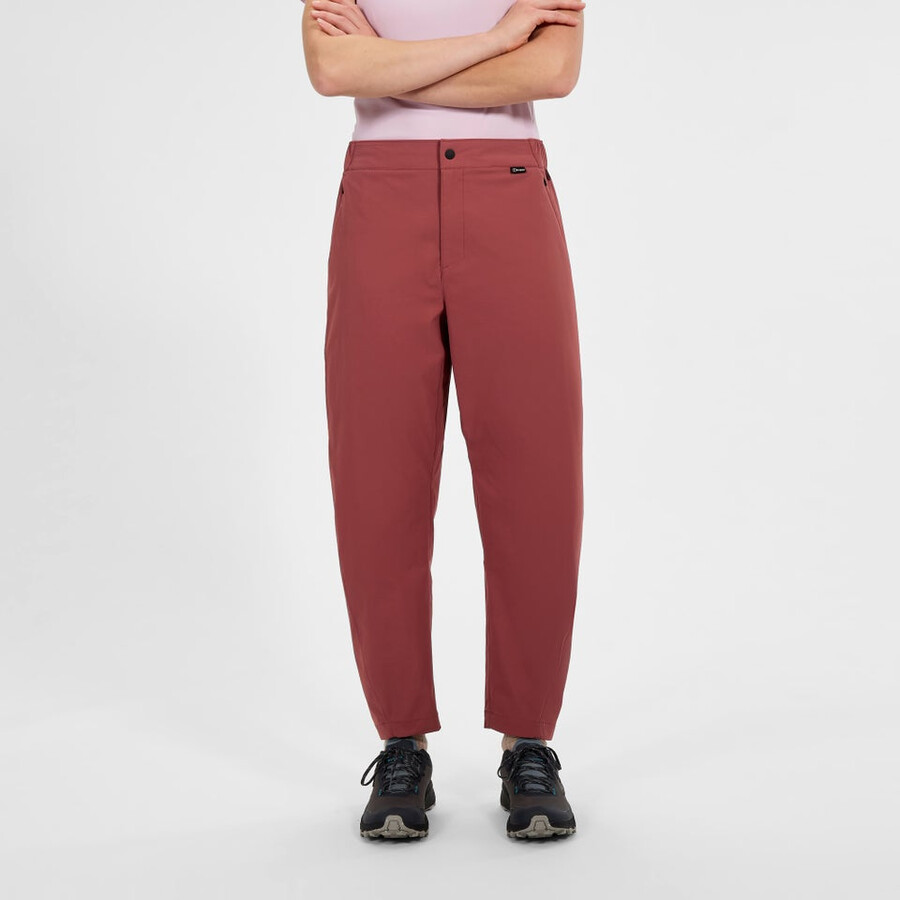 donne burwell - pantalone rosso berghaus