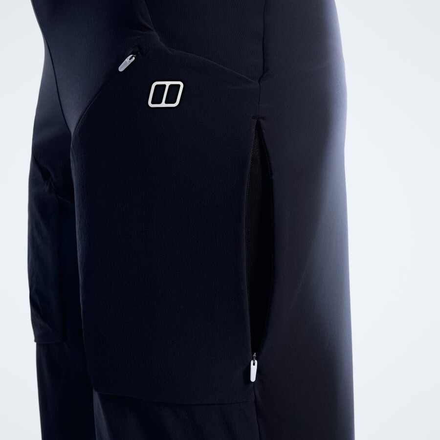 donne farren pantaloni - jet nero berghaus