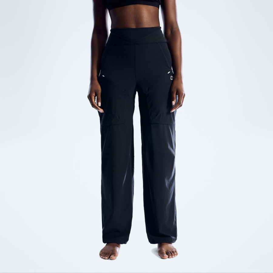 donne farren pantaloni - jet nero berghaus