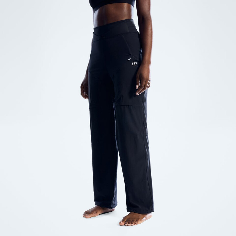 donne farren pantaloni - jet nero berghaus