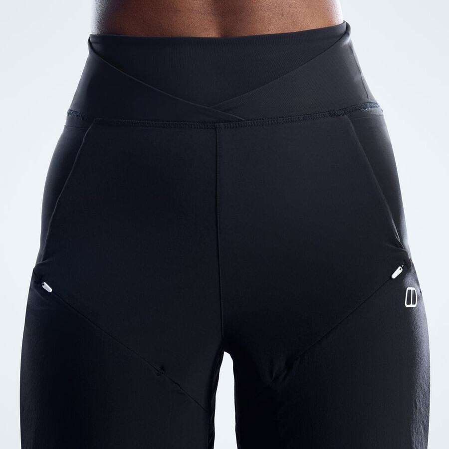 donne farren pantaloni - jet nero berghaus
