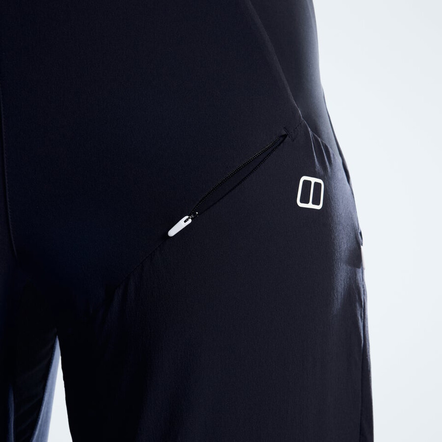 donne farren pantaloni - jet nero berghaus