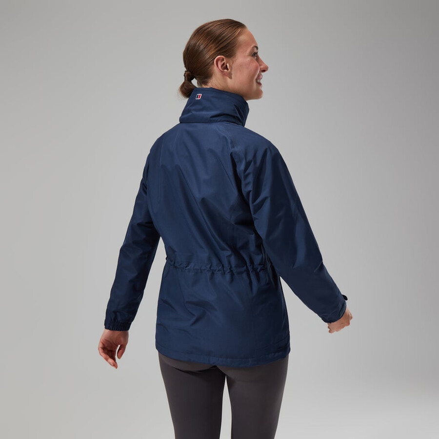 donne glissade gore-tex interattiva giacca - blu scuro berghaus