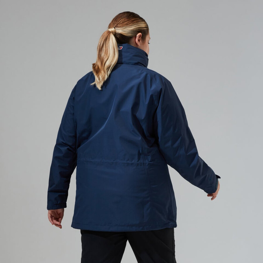 donne glissade gore-tex interattiva giacca - blu scuro berghaus