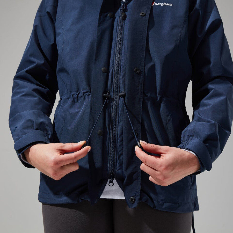 donne glissade gore-tex interattiva giacca - blu scuro berghaus