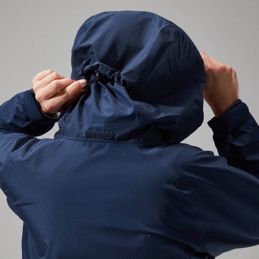donne glissade gore-tex interattiva giacca - blu scuro berghaus