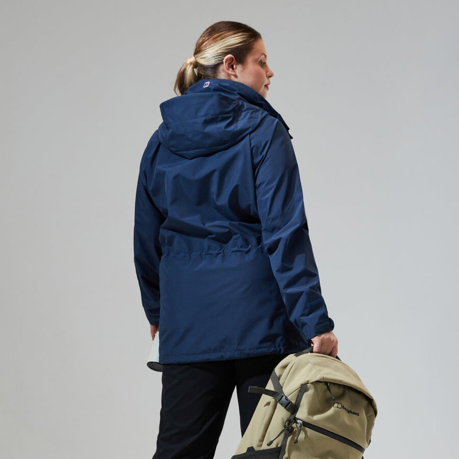 donne glissade gore-tex interattiva giacca - blu scuro berghaus