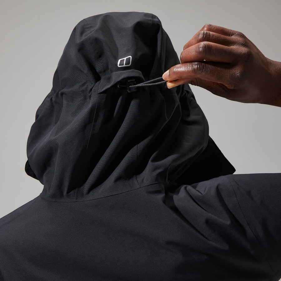 donne omeara giacca lunga - nero berghaus