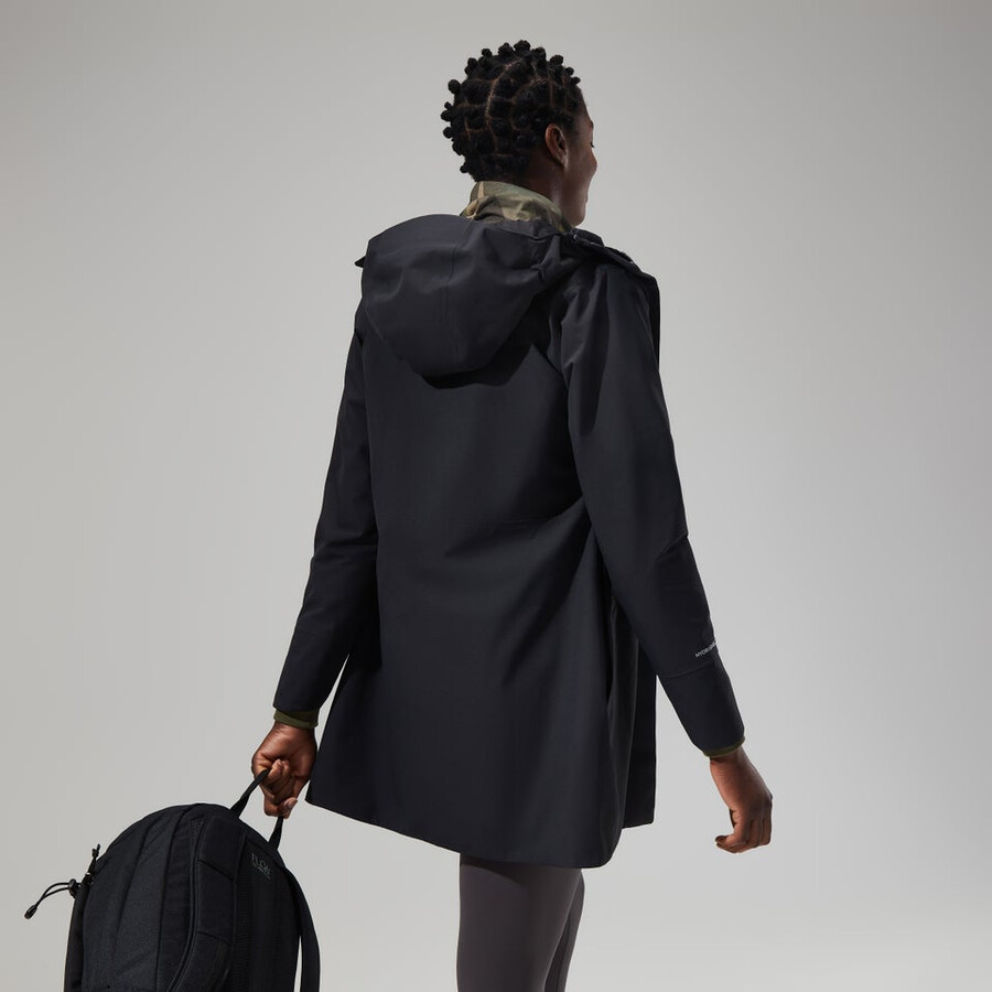 donne omeara giacca lunga - nero berghaus