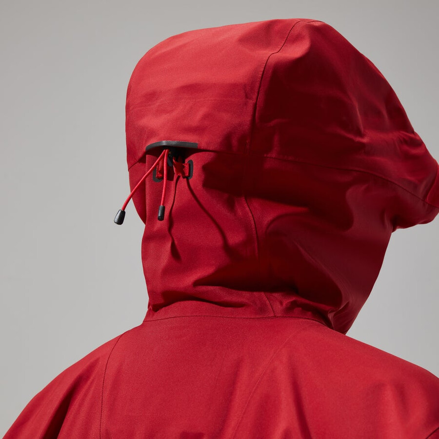donne mtn cercatore di gore-tex giacca - rosso scurorosso berghaus