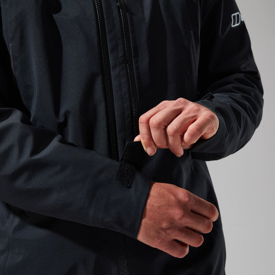donne mtn cercatore di gore-tex giacca - nero berghaus