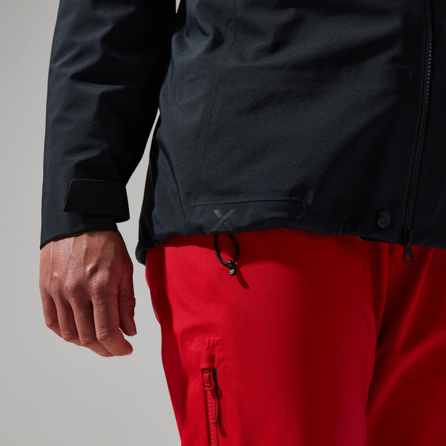 donne mtn cercatore di gore-tex giacca - nero berghaus