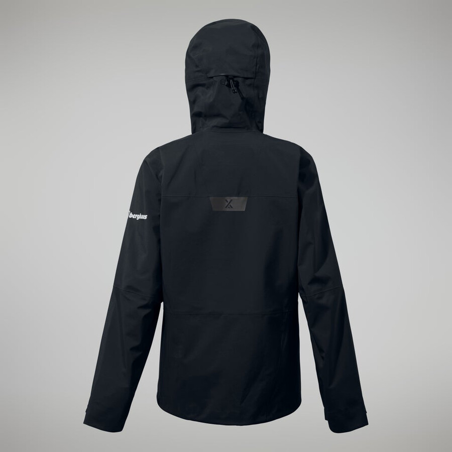 donne mtn cercatore di gore-tex giacca - nero berghaus