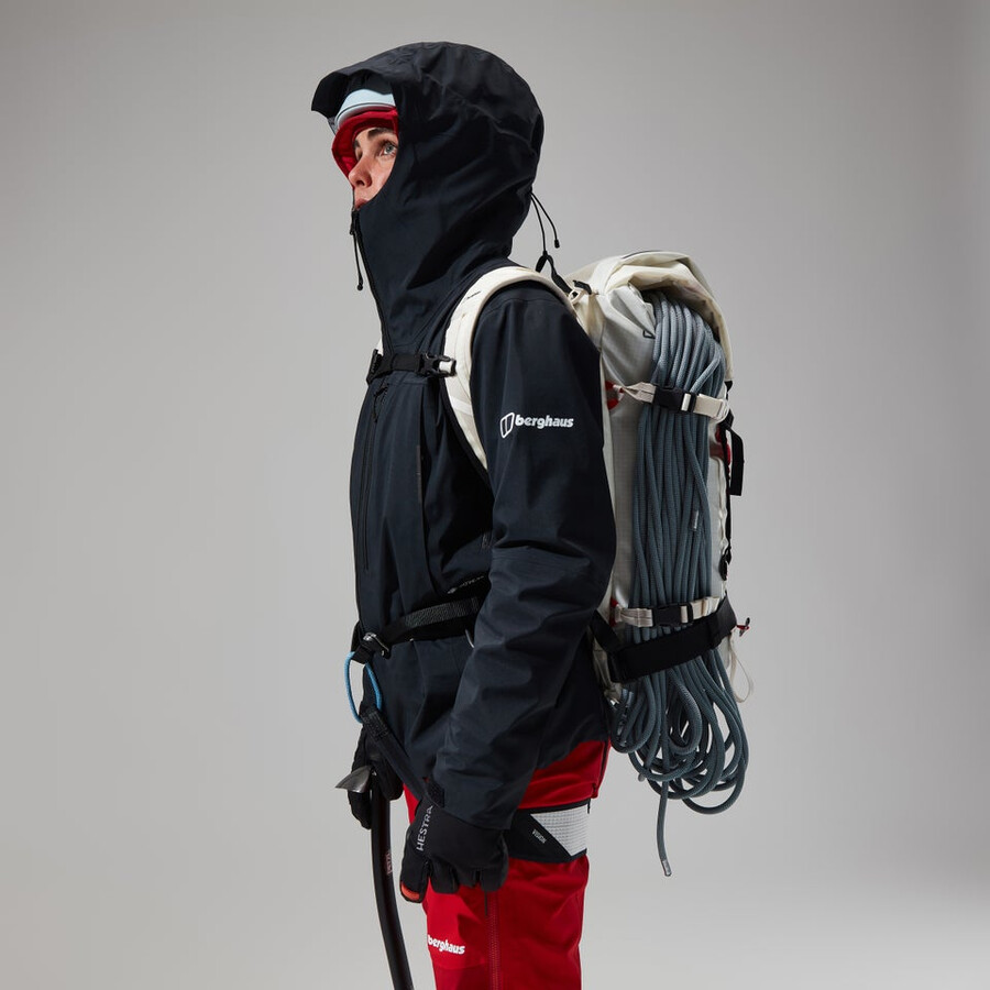 donne mtn cercatore di gore-tex giacca - nero berghaus