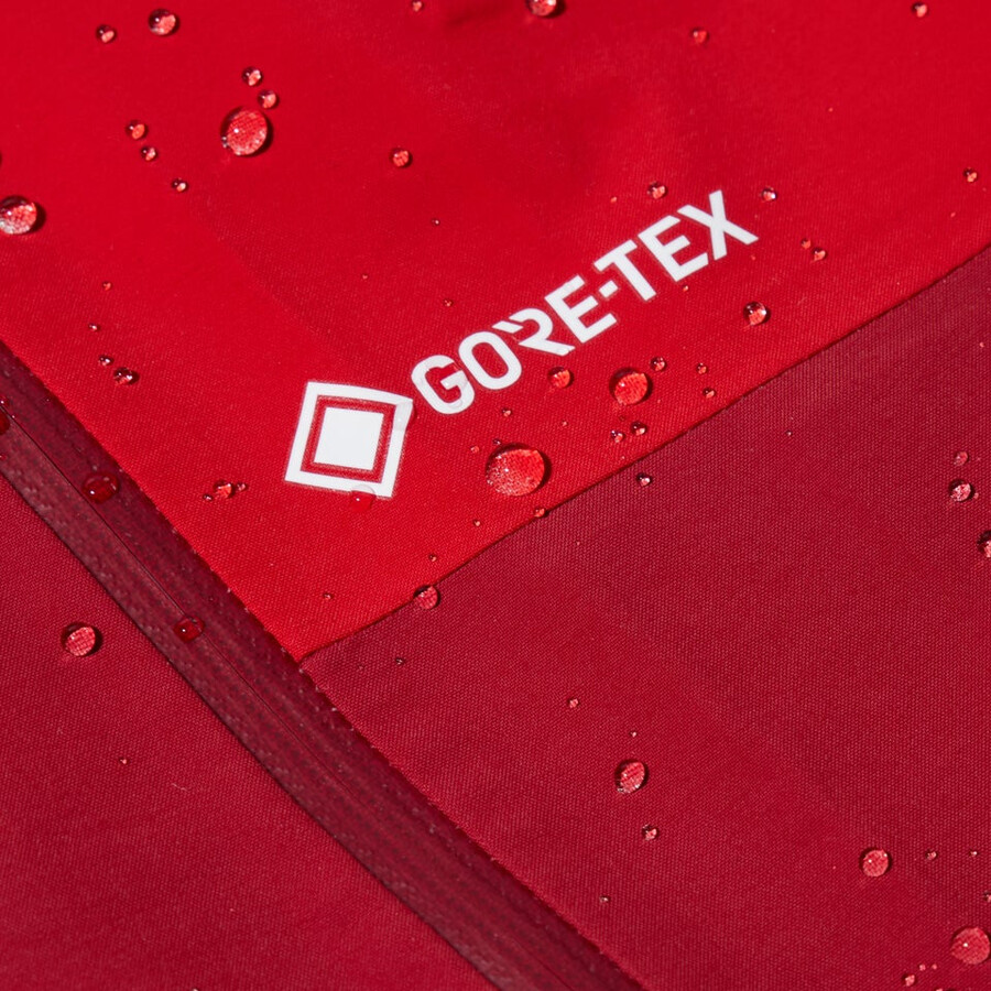 donne mtn spigolo scendere in gore-tex giacca - rosso berghaus