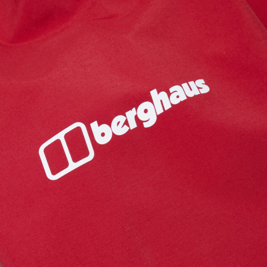 donne mtn spigolo scendere in gore-tex giacca - rosso berghaus
