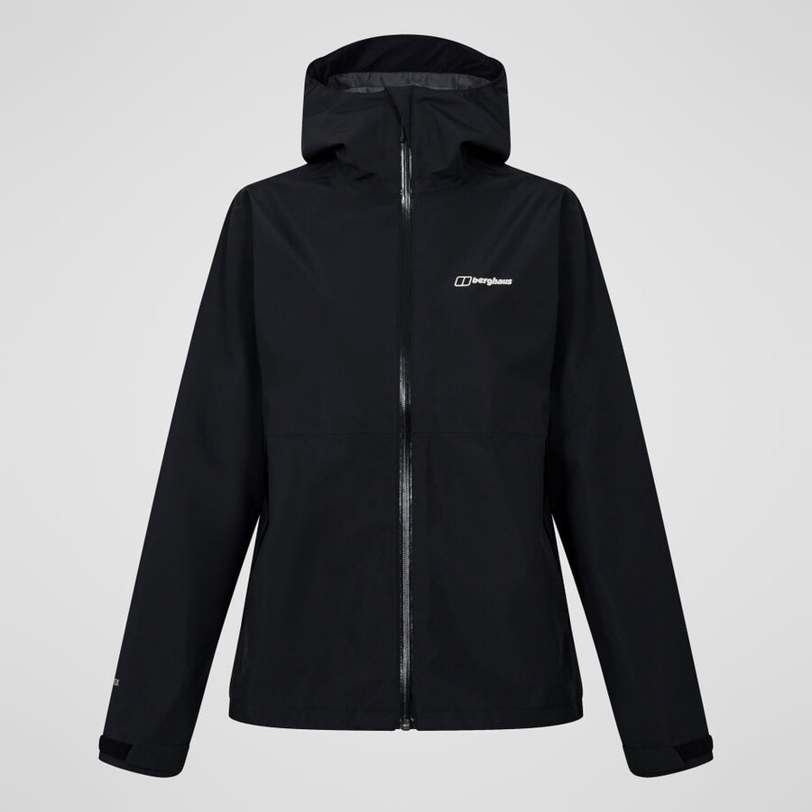donne bramblfell interattiva impermeabile gore-tex giacca - nero berghaus