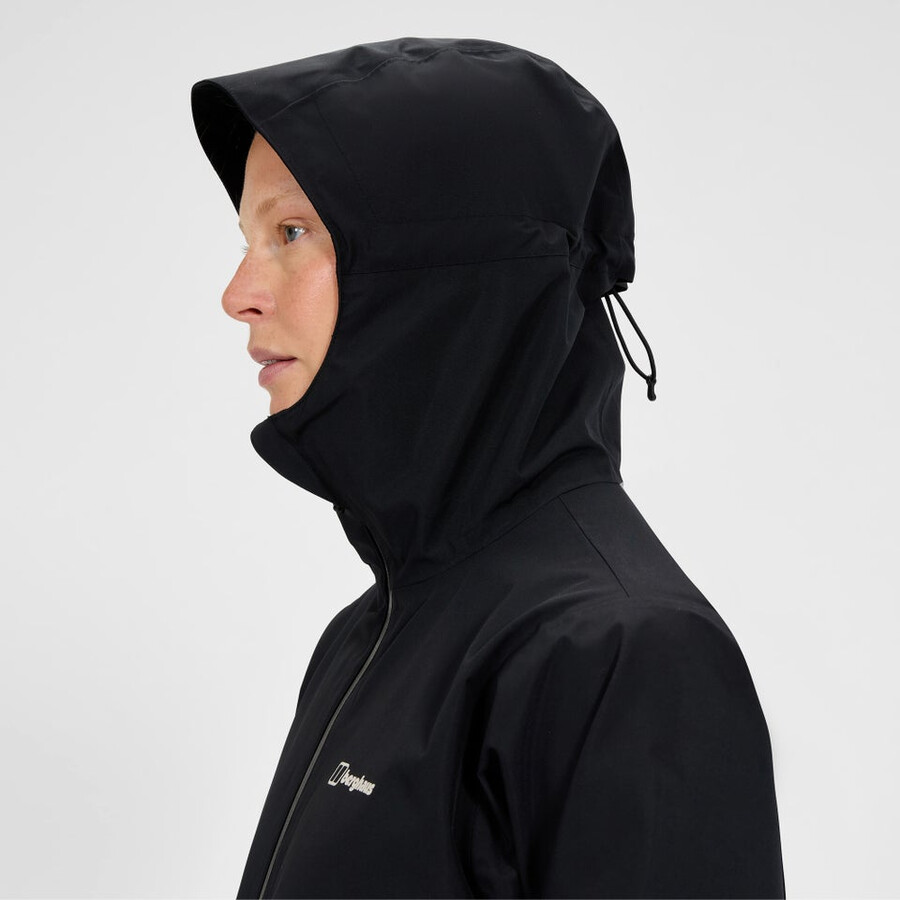 donne bramblfell interattiva impermeabile gore-tex giacca - nero berghaus