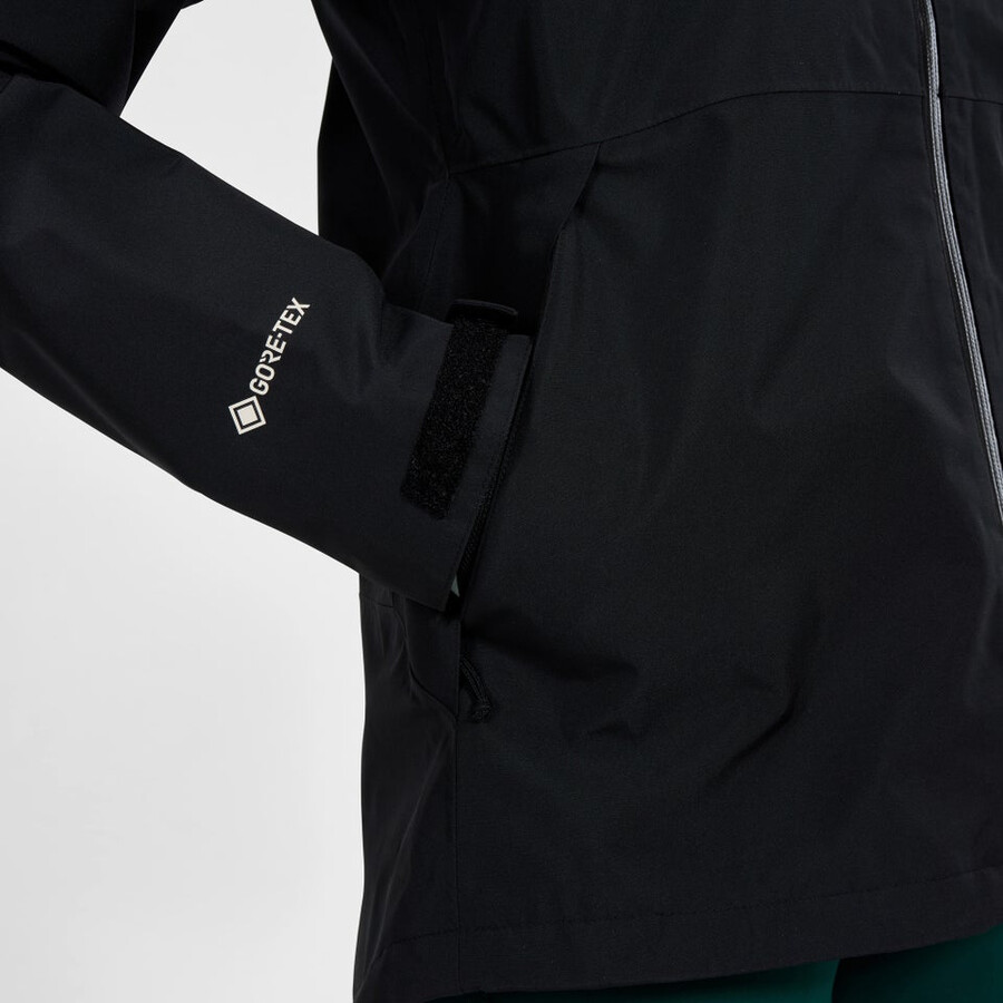 donne bramblfell interattiva impermeabile gore-tex giacca - nero berghaus