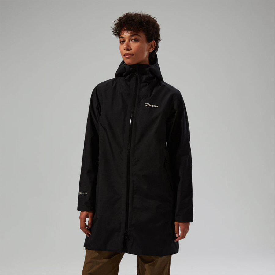 donne ashberry impermeabile gore-tex giacca - nero berghaus