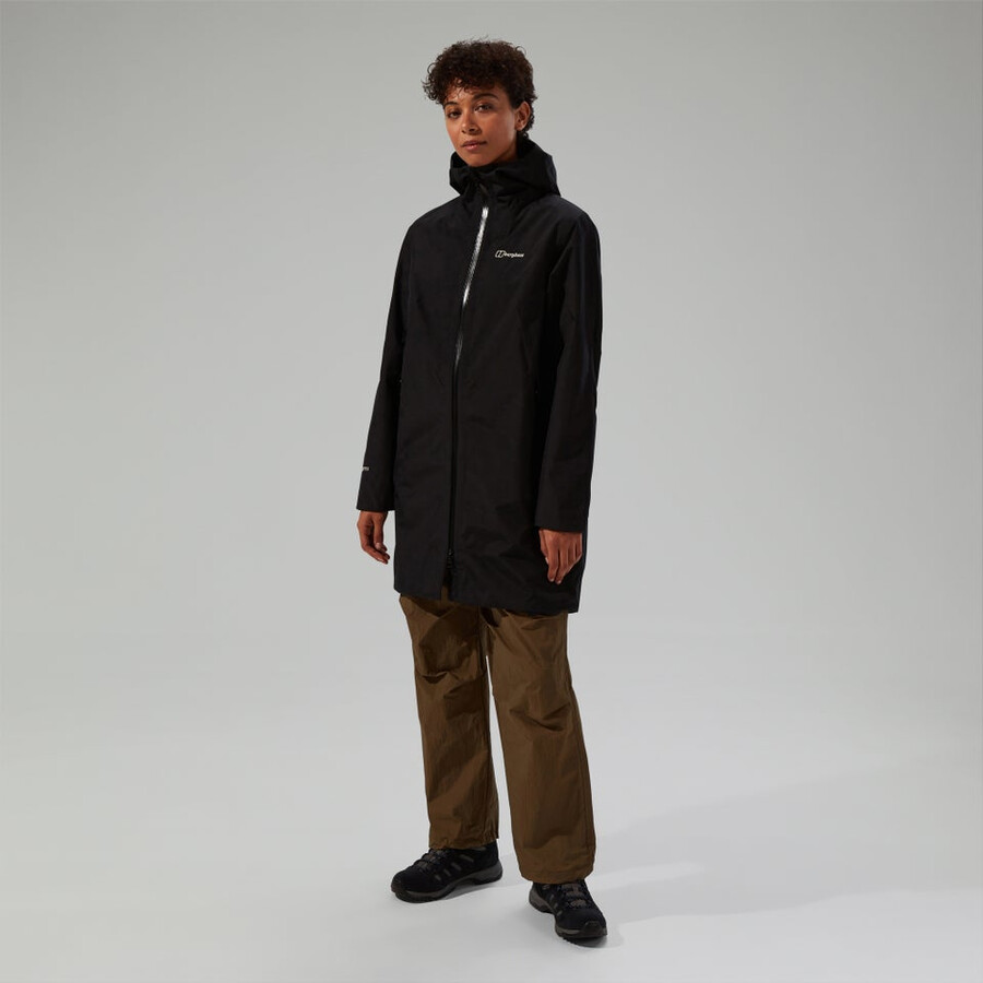 donne ashberry impermeabile gore-tex giacca - nero berghaus
