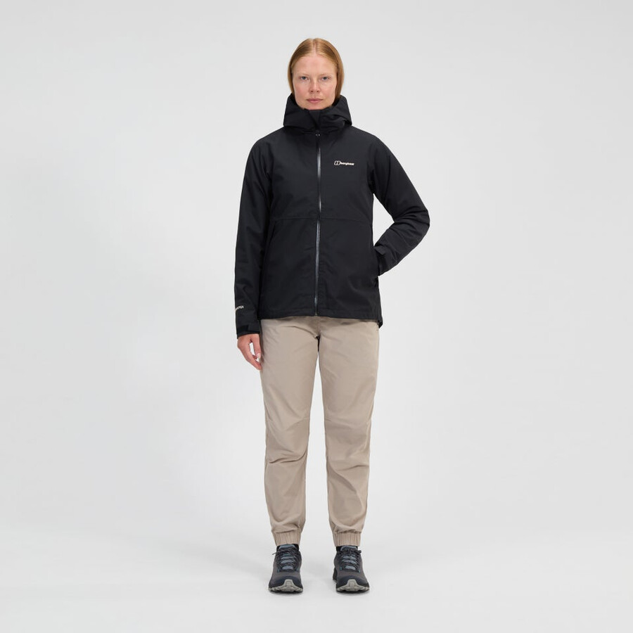 donne bramblfell gemini impermeabile gore-tex giacca 3in1 - nero berghaus