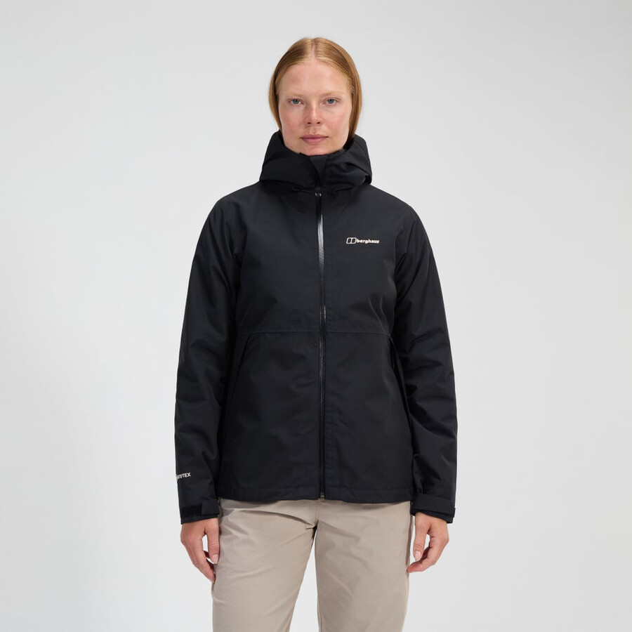 donne bramblfell gemini impermeabile gore-tex giacca 3in1 - nero berghaus