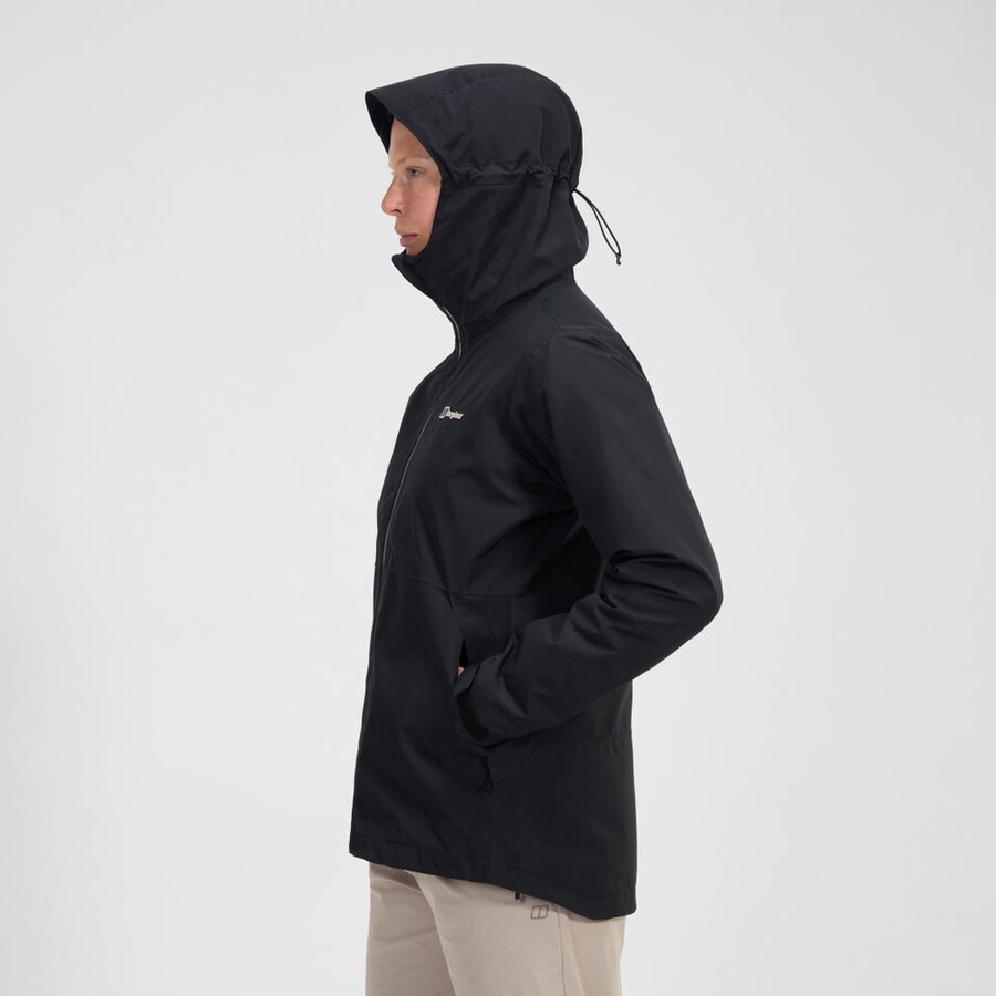 donne bramblfell gemini impermeabile gore-tex giacca 3in1 - nero berghaus