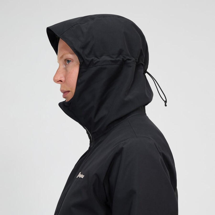 donne bramblfell gemini impermeabile gore-tex giacca 3in1 - nero berghaus