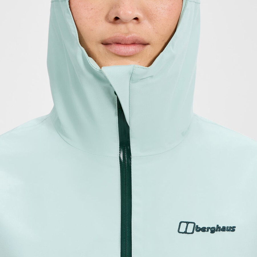 donne bramblfell gemini impermeabile gore-tex giacca 3in1 - verde berghaus